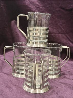 Vintage Leonardo Balance Glass Tea Mugs Set of 4